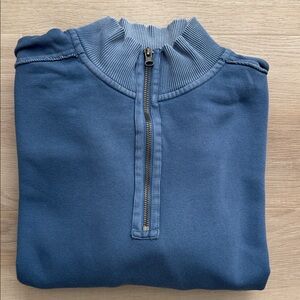 Aerie - Quarter Zip Mock Neck Sweater